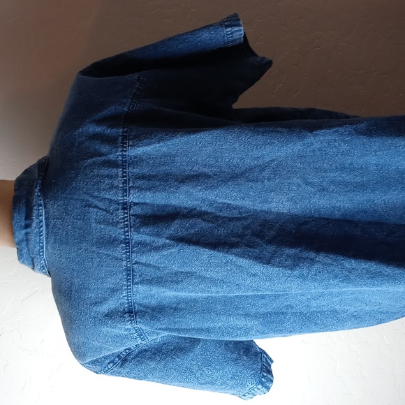 Vintage Club Z Denim Button Down Shirt - Picture 4 of 6